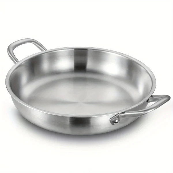 Professional Grade Stainless Steel Frying Pan