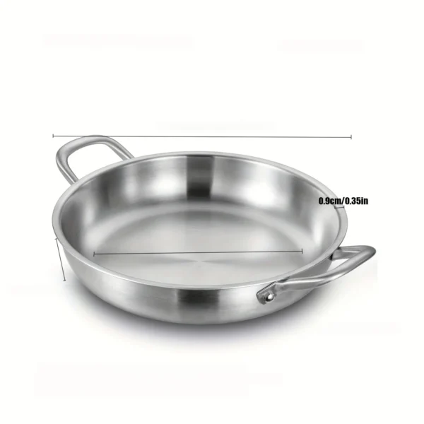 Professional Grade Stainless Steel Frying Pan