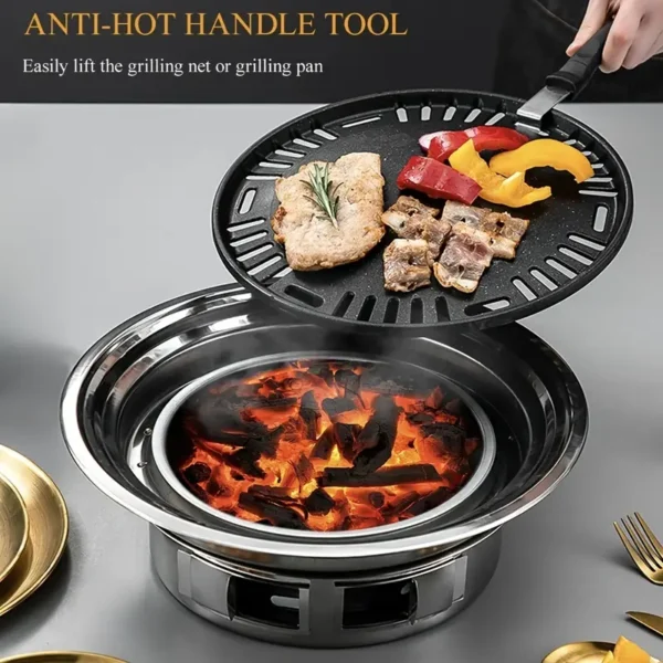 72240c71-30ed-49b1-9c23-9e437e0a2832 Stainless Steel Charcoal BBQ Grill