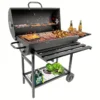Large Enamel Charcoal BBQ Grill