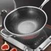 0660f7c76fd390d70894f246ee1100f3.webp 316 Stainless Steel Honeycomb Wok | Non-Stick Double Full Screen Pan | Scratch-Resistant No Coating Wok