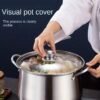 Versatile Large Stainless Steel Stock Pot