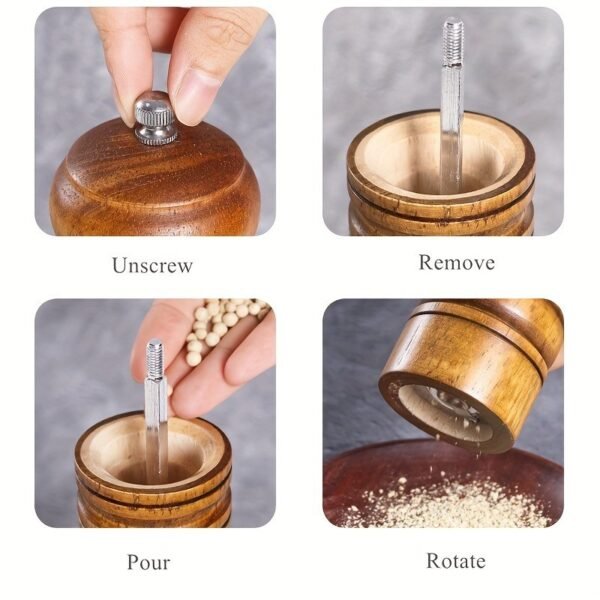 1714579193198-1028b5ea4658406c91efe3ba329d2bfd-goods.jpeg Manual Solid Wood Pepper Grinder