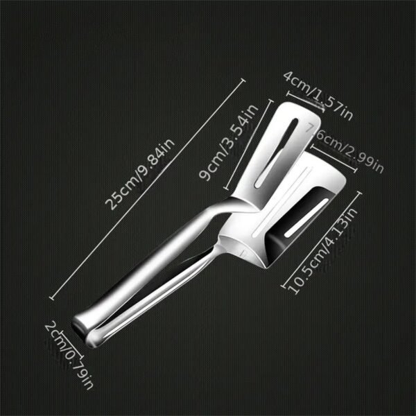 1pc Stainless Steel Extra Thick Frying Spatula