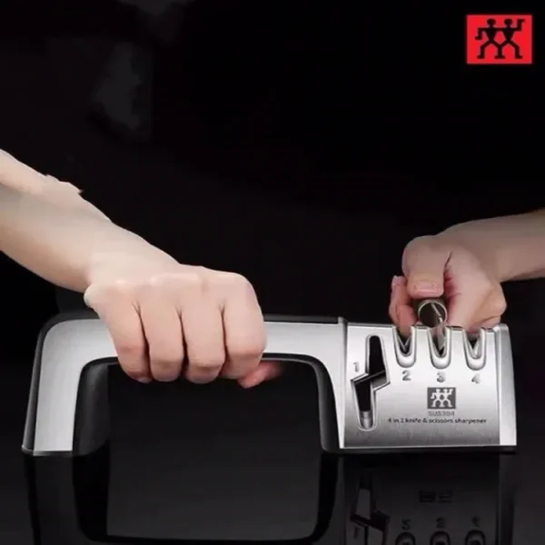 ZWILLING Multifunctional Household Knife Sharpener Manual Knife Sharpener