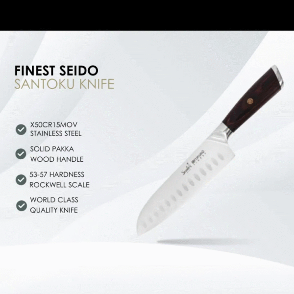 ecc5b14b46eb4fd7b6f1ff82a1c528dc.png_720x720q80.png_.png Fukuro Seido Santoku Knife / Stainless Steel Knife