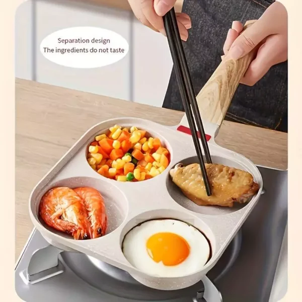 my-11134207-820l6-mh8zaadmgg7c30.webp Multi-Hole Omelet Pan with Lid | Non-Stick Egg & Burger Frying Pan | Breakfast Cooking Pan