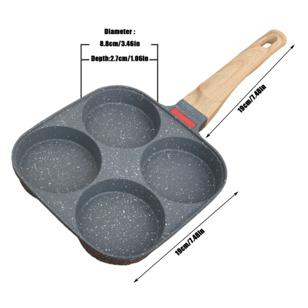 my-11134207-820la-mh8zaadk464r50.webp Multi-Hole Omelet Pan with Lid | Non-Stick Egg & Burger Frying Pan | Breakfast Cooking Pan