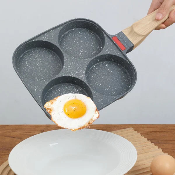 my-11134207-820lh-mh8zaadmovm1b8.webp Multi-Hole Omelet Pan with Lid | Non-Stick Egg & Burger Frying Pan | Breakfast Cooking Pan